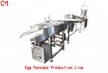 Máquina formadora de panqueques de huevo - Línea de producción de panqueques de huevo.